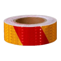 众恒丰 红黄斜纹 反光贴 25米/卷