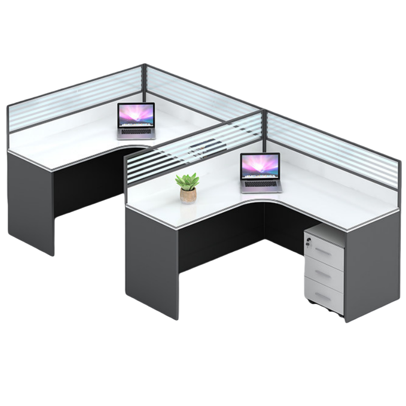 铭思达屏风工位含柜2800*1200*1100mm套