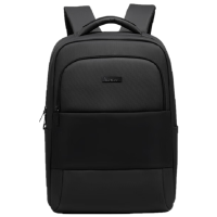 爱华仕双肩包时尚商务背包16英寸电脑包差旅书包0CB4913 黑色/岩石绿可选