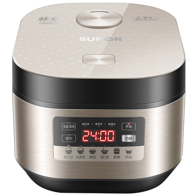 苏泊尔(SUPOR)小电饭煲2-3人3升蓝钻不粘内胆家用电煮锅煮饭煮粥智能预约多功能小型微压电饭锅30FC0187