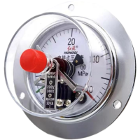 红旗 磁助式电接点轴向带边压力表定制检测款YXC100ZT(备注压力值) 块