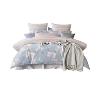 LOVO 乐蜗家纺小镇情话磨毛印花尚品套件VTT6742-4 被套 200*230cm