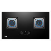 华帝(vatti)5.0KW火力燃气灶i10081B天然气 单灶具双眼灶厨房家用嵌入式可定时功能离子熄火保
