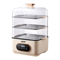 苏宁宜品电蒸锅BT-ZG10微电脑控五档预约三层不锈钢大容量家用电器