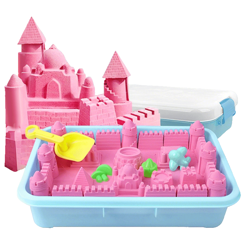 太空沙黏土模具套装儿童安全无毒不粘手宝宝魔力彩沙玩具女孩3750