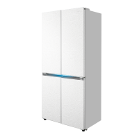 美的熊墩墩PRO超净603L冰箱超薄零嵌入式十字四门双开家用大容量