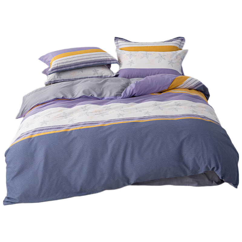 苏宁宜品180四件套全棉床单式亲肤舒适