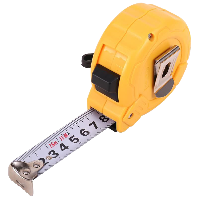 得力DL9035B钢卷尺(黄)3.5m*16mm 10把装