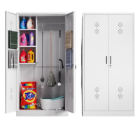 晋舰家用清洁柜拖把扫帚吸尘器保洁柜杂物收纳柜90*40*150cm双门