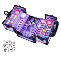 儿童手提美妆箱无毒化妆品玩具眼影口红女孩过家家圣诞节礼物3750