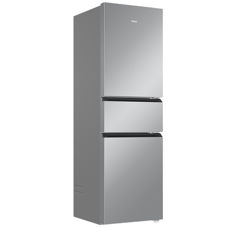 海尔(Haier)三门冰箱217L容量黑金净化 风冷无霜 一级变频 90°开门防倾倒瓶座BCD-217WGHC3E9S9