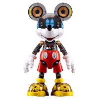 迪士尼赛博米奇潮玩手办模型摆件米老鼠拼装积木玩具男孩礼物3750