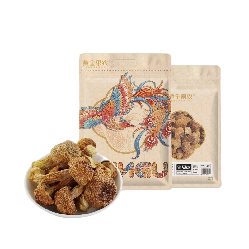 黄金果农姬松茸140克袋装天然健康野生采摘福建直供一级精选