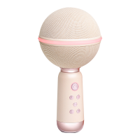 猫王收音机 猫王灵感小行星麦克风X3 MAX音响一体式话筒家用K歌手机K歌宝智能降噪超长续航娱乐家庭KTV 星雾粉