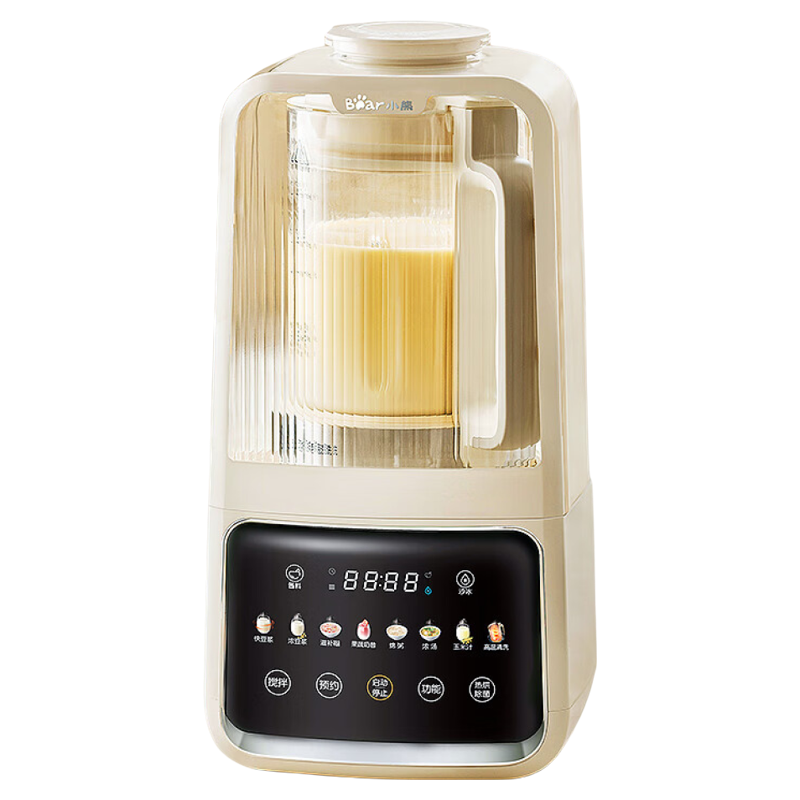 小熊破壁料理机PBJ-H12Y1触控搅拌5千克轻巧设计婴儿辅食专用