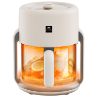 苏宁宜品铝合金空气炸锅1升防干烧按键控制轻便高效