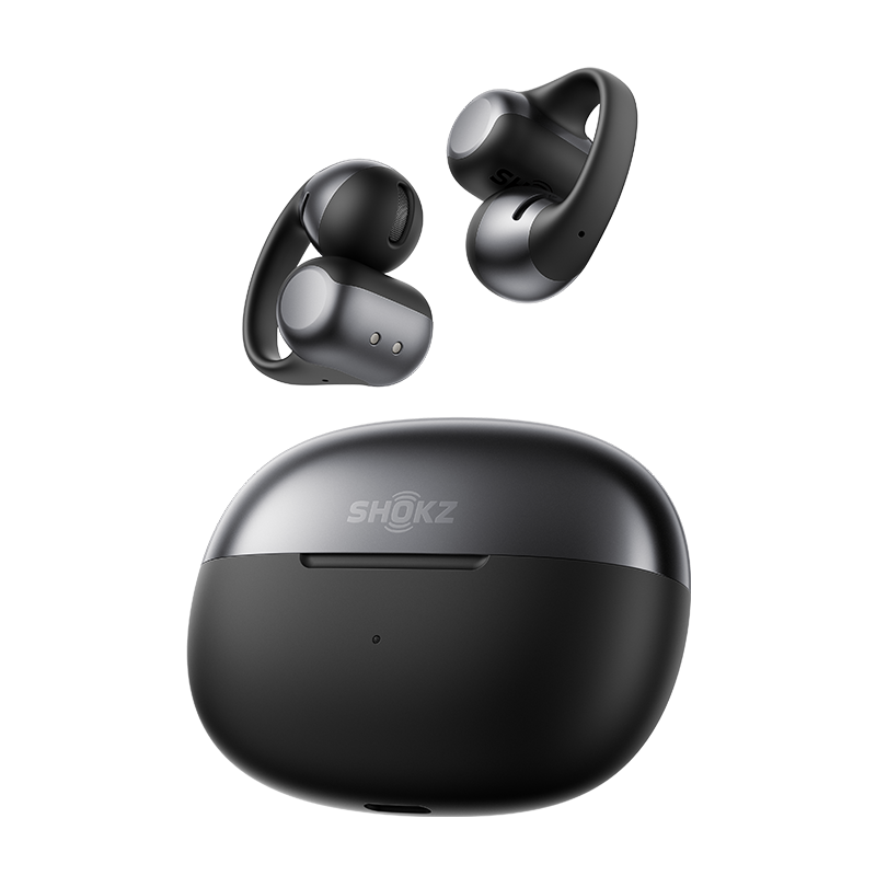 SHOKZ韶音动钛圈OpenDots ONE 耳夹式蓝牙耳机E310原石黑