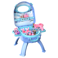 儿童女孩冰雪梳妆台过家家玩具爱莎艾莎爱沙公主宝宝生日礼物3750