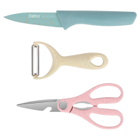 德铂刀具套装三件套不易生锈持久锋利外观精美使用顺手DEP-807