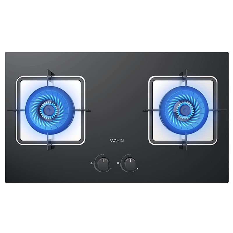 美的出品华凌燃气灶双灶家用5.2kW大火力天然气煤气灶台式嵌入式Q8一级能效台嵌两用