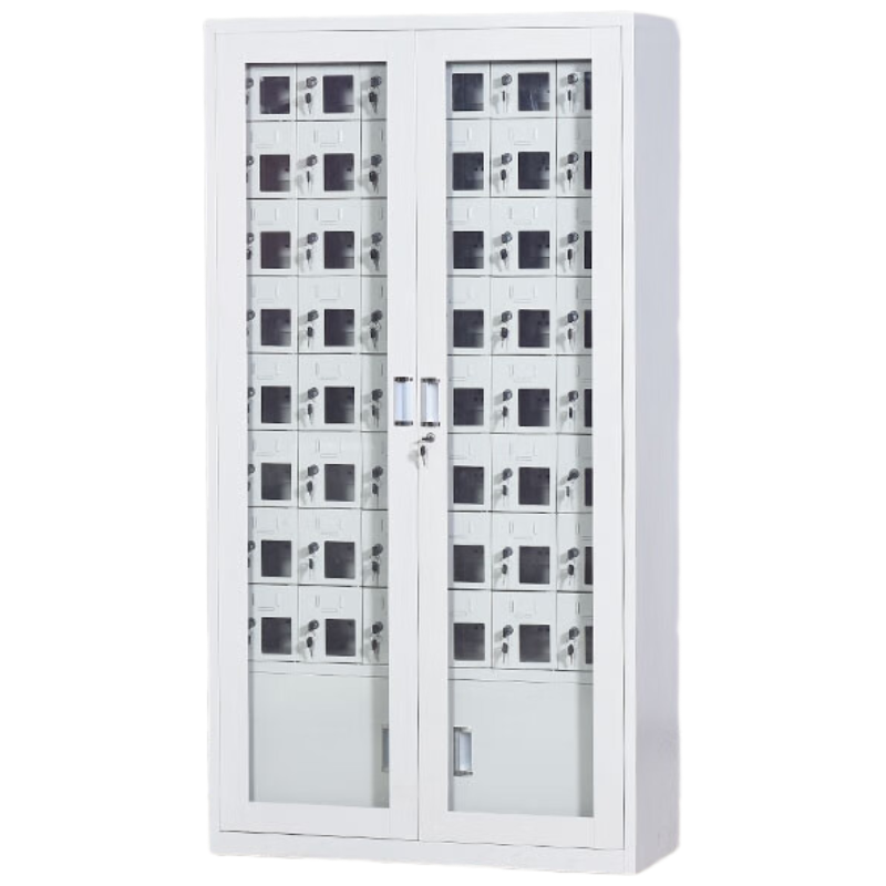 晋舰手机存放柜钢制手机保管箱电子设备管理柜48门下档存放柜[外玻]