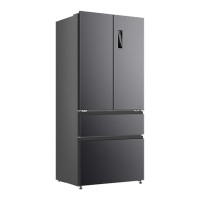 海尔[70cm宽594mm超薄零嵌]413升彩晶面板法式多门全空间保鲜EPP超净三档变温小户型占地冰箱