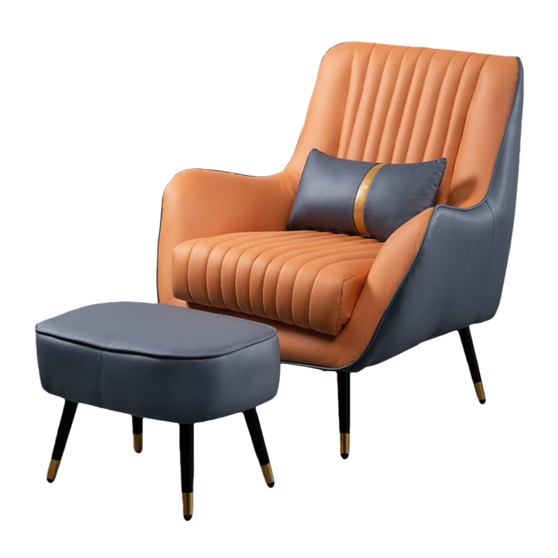 璎蕙 沙发椅单人+脚凳 套