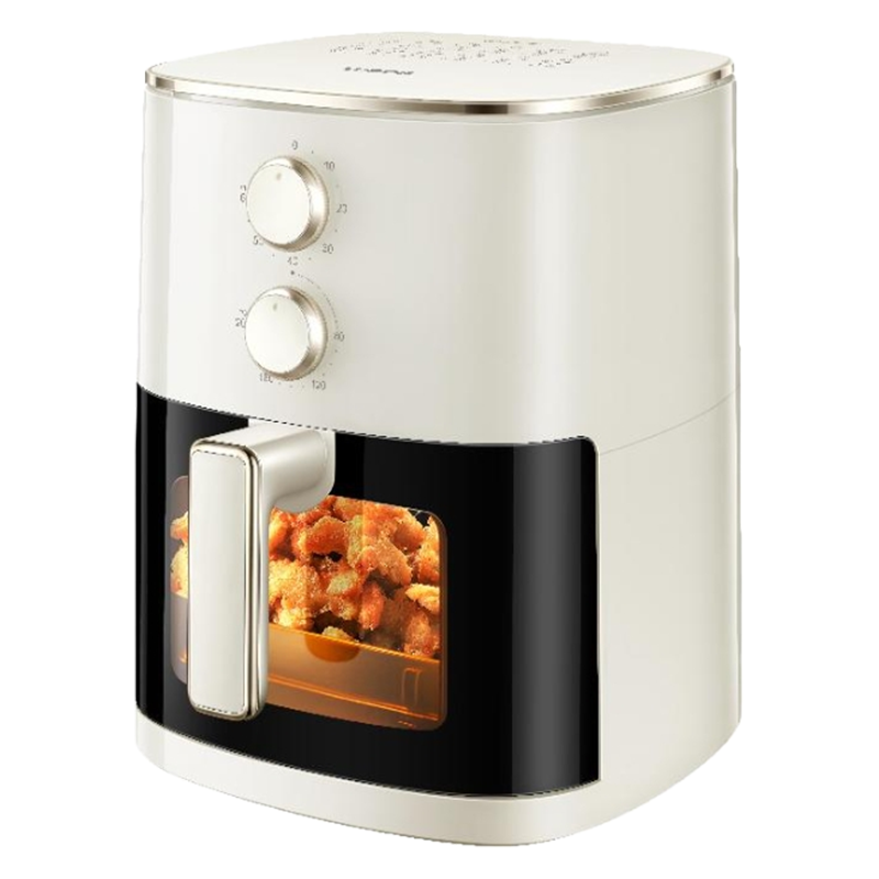 苏泊尔(SUPOR)空气炸锅6L/升大容量多功能煎炸锅无油低脂电炸锅免翻面蒸汽嫩炸透明可视 KJ60D808 机械款