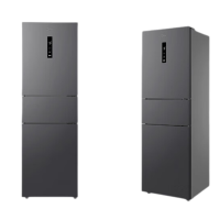 [官方正品]美的冰箱271升三开门大容量家用小型电冰箱一级能效风冷无霜双净味租房用MR-283WTPZE 以旧换新