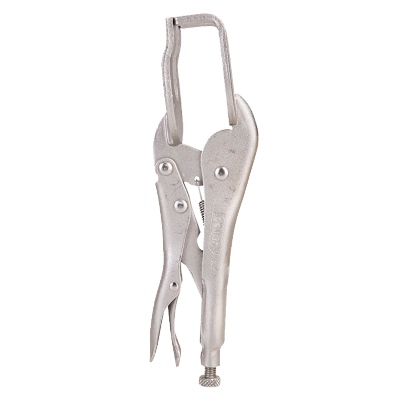 得力DL20017焊接大力钳(银)U型扳焊管焊对接固定夹持钳子10寸 单位/把