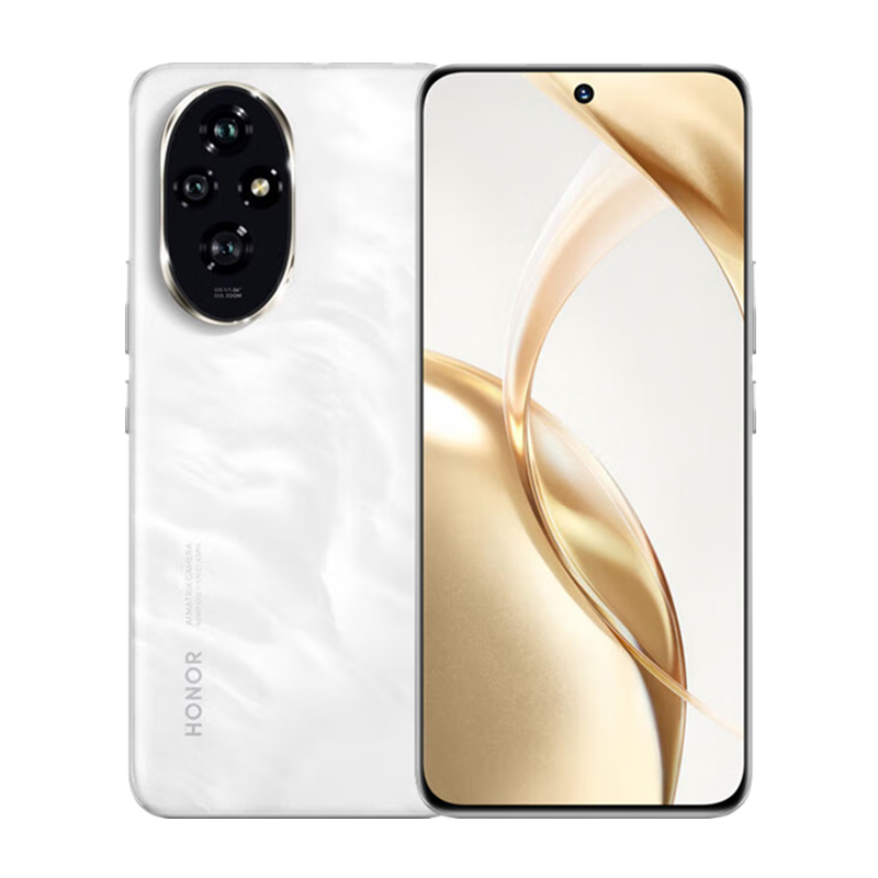 荣耀200 绒黑色 12GB+512GB 三代骁龙7 5G芯 5000万影像 100W充电 5200mAh青海湖电池 5G手机