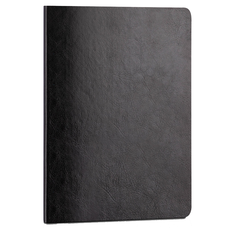 得力7996软面皮面本记事本16K 80张 黑色 单位/本