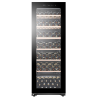 Haier海尔红酒柜 恒温红酒柜 320升 葡萄酒储立式冰柜 家用冷柜冰吧 饮料冷藏展示柜 侧开门 JC-320(BD)