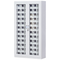 晋舰手机存放柜钢制手机保管箱电子设备管理柜72门存放柜[外玻]