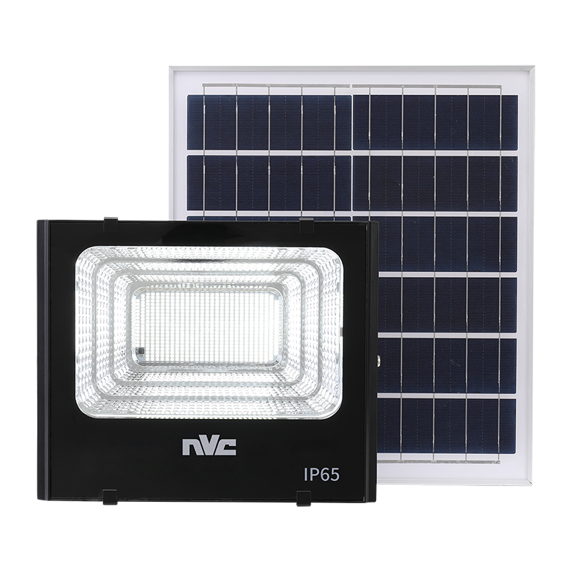 雷士照明NVC太阳能灯 庭院灯户外防水投光灯室外家用门柱壁灯新农村道路照明太阳能路灯