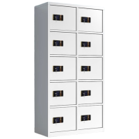 戴劲保密柜铁皮文件柜带锁储物柜资料办公室保险柜十门指纹锁