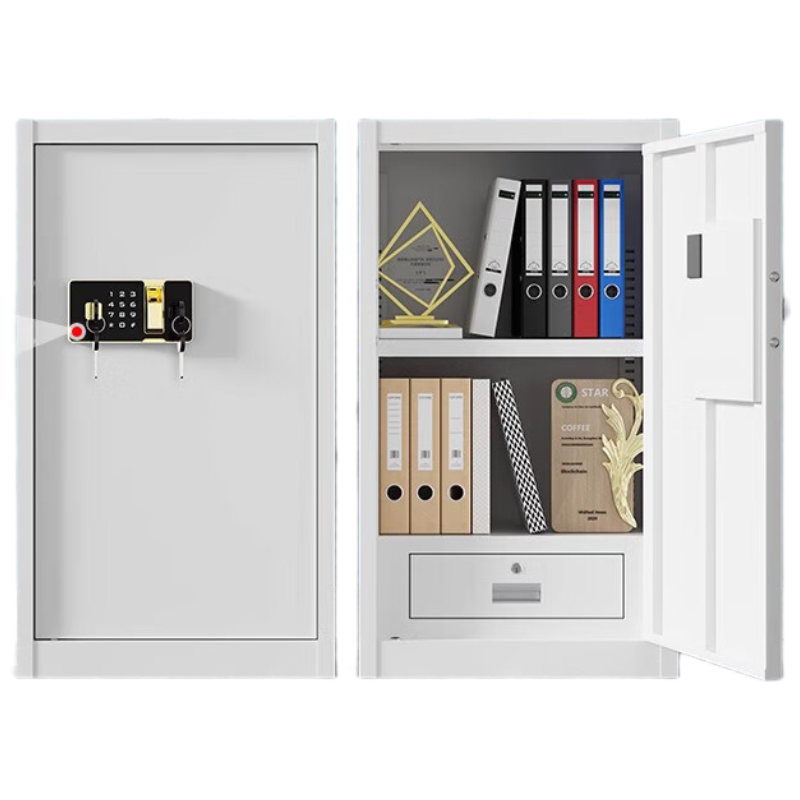 晋舰保密柜铁皮文件柜带锁储物柜资料办公室保险柜单门900高指纹锁