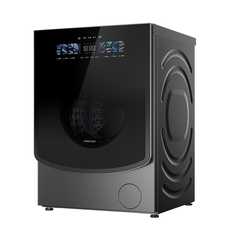 [旗舰新品Z1]石头分子筛洗烘一体机Z1 家用12公斤大容量全自动滚筒洗衣机洗烘一体洗衣机 全自动智能投放 黑曜石