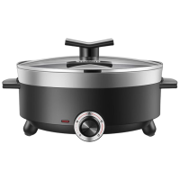 苏宁宜品4升大容量电火锅H28YK12无极多档机械控温全家涮煮神器