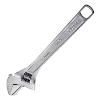 得力DL120110光柄管活两用活动扳手活口板子管钳10寸 单位/把