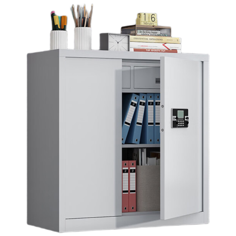 晋舰保密柜加厚文件柜智能锁资料柜档案柜铁皮柜单节带斗电子锁常规款0.6mm