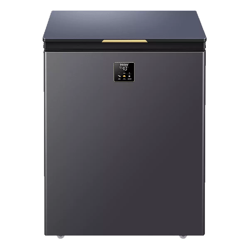 海尔冰柜零下负-40度142升商用冷柜大容量超低温深冷速冻海鲜柜家用冷冻柜冰柜 [新品]-40℃智能控温钢板内胆