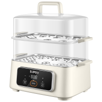 苏泊尔(SUPOR)煮蛋器 电蒸锅 蒸蛋器 多功能家用蒸早餐包子智能预约可定时自动断电双层煮蛋 ZN23FC857