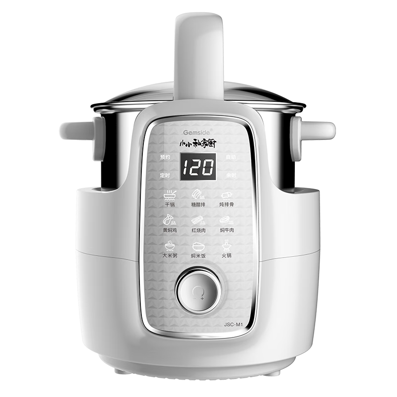 苏宁宜品多层不锈钢电炒锅JSC-M1 机械控温1.5L大容量设计