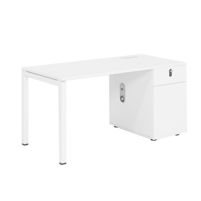 苏宁 金菲罗格 办公家具 屏风电脑桌职员办公钢架桌