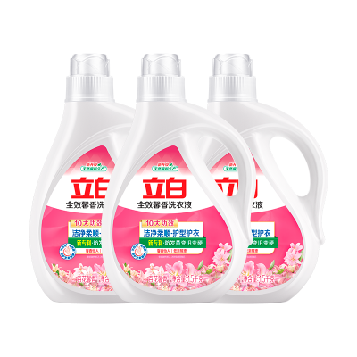 [共9斤]立白全效馨香洗衣液1.5kg*3瓶洁净柔顺护型护衣持久留香