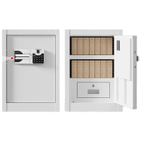 戴劲保密柜铁皮文件柜带锁储物柜办公室保险柜单门600高国宝指纹锁