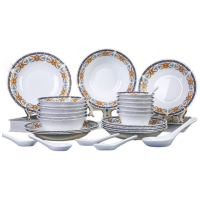 苏宁宜品康宁冰萃玲珑陶瓷餐具30件套CB-BPBD30/KZ/LS抛光工艺家庭聚餐耐用美观