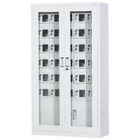 戴劲手机存放柜钢制手机保管箱电子设备管理柜30门下档充电柜[外玻]