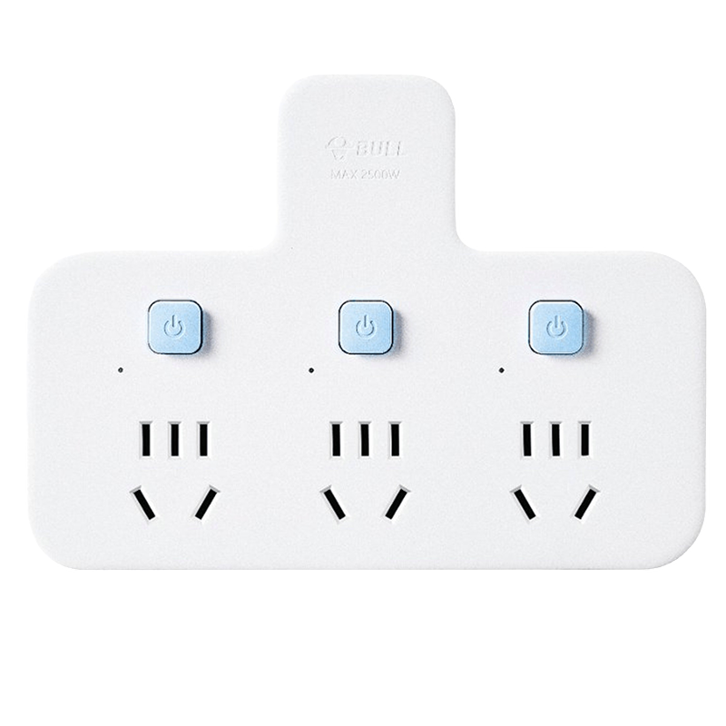 公牛品字形插座转换器带usb快充一转多分控插座多功能家用宿舍排插
